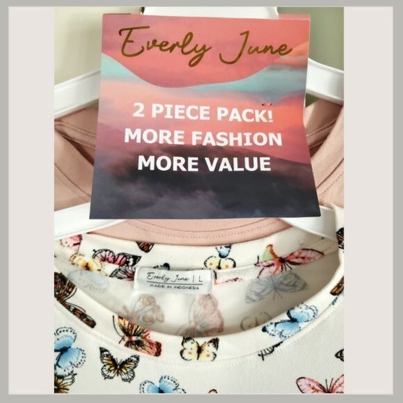 Everly June Double Dress - Blush Pink & Butterfly - Picture 7 of 7